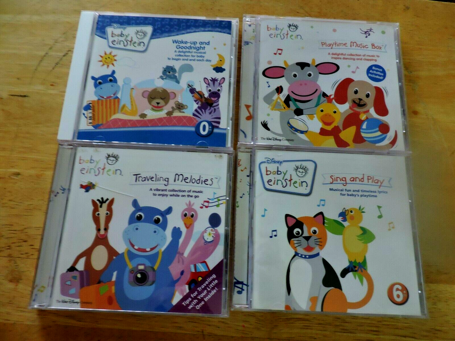 baby einstein MUSIC CDs LOT OF 4