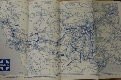 SANTA FE TIMETABLE 1963 FALL/WINTER