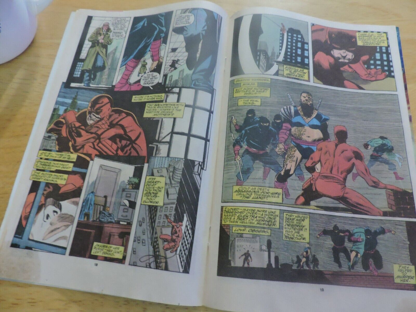 MARVEL DAREDEVIL:THE MAN WITHOUT FEAR, WHEN STRIKES THE HAND! #294 JULY 1991