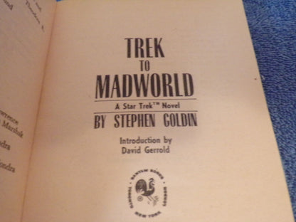 Star Trek: Trek to Madworld by Stephen Goldin