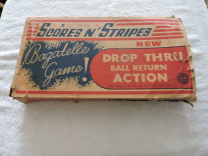Scores and Stripes Bagatelle Game (mid 1900's)