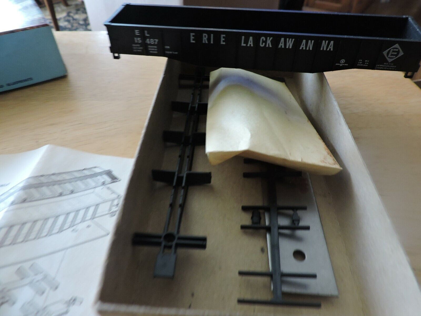 ATHEARN TRAINS IN MINIATURE ERIE LACKAWANNA GONDOLA 1445 (NIB)