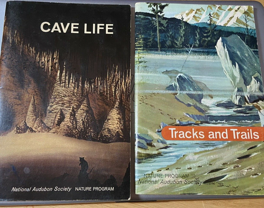 National Audubon Society Nature Program Booklets (Cave Life/Tracks & Trails)