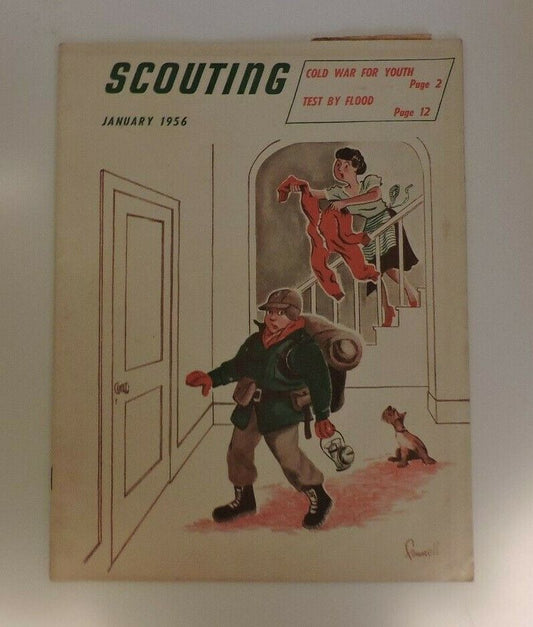 Scouting Magazine January 1956 (Cold War For Youth)