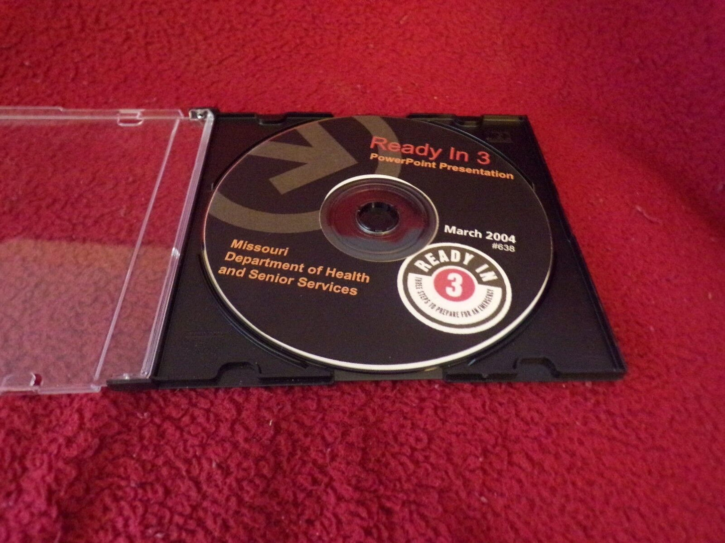 "Ready in 3" Emergency Preparedness PowerPoint Presentation-CERT/EMD/Police/Fire