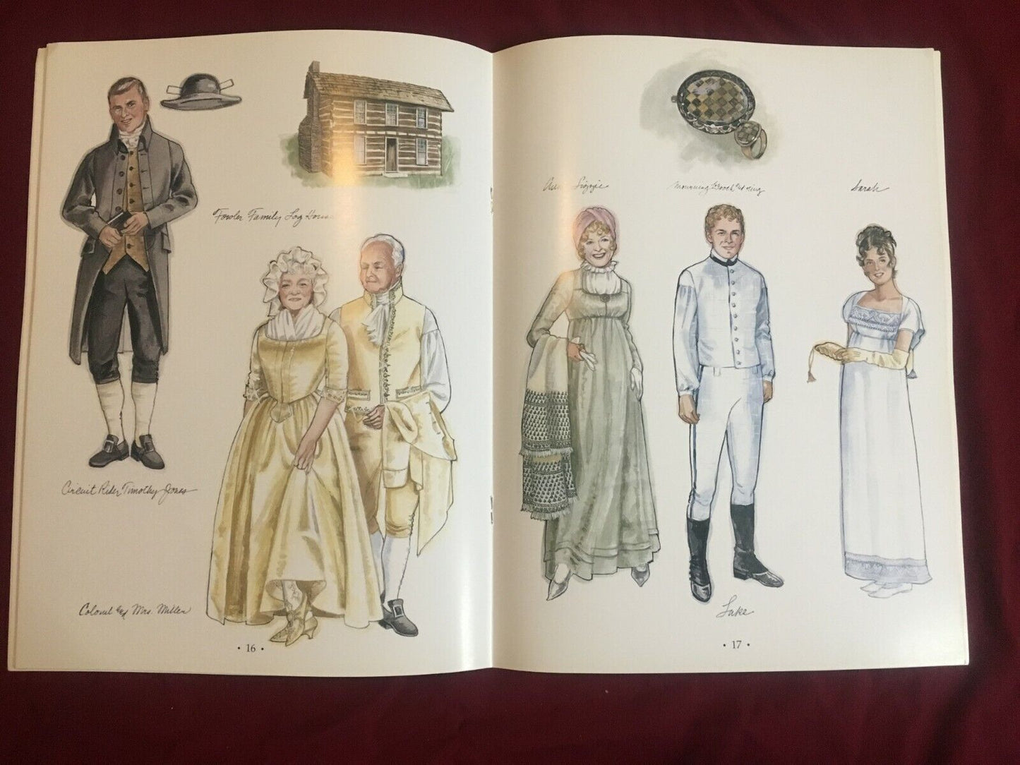 The Fowler Family Celebrates Statehood and a Wedding: Paper Dolls Set