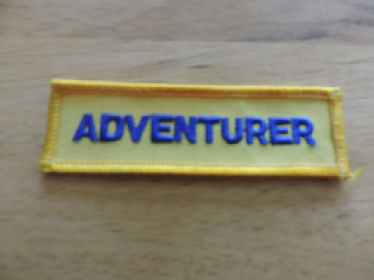 GIRL SCOUT ADVENTURER PATCH-3.5X1 INCH