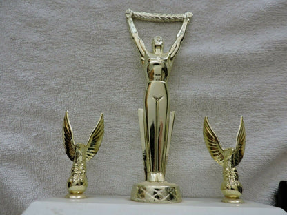 TROPHY--READY FOR A NEW NAME PLATE 7.5X6X3 INCHES