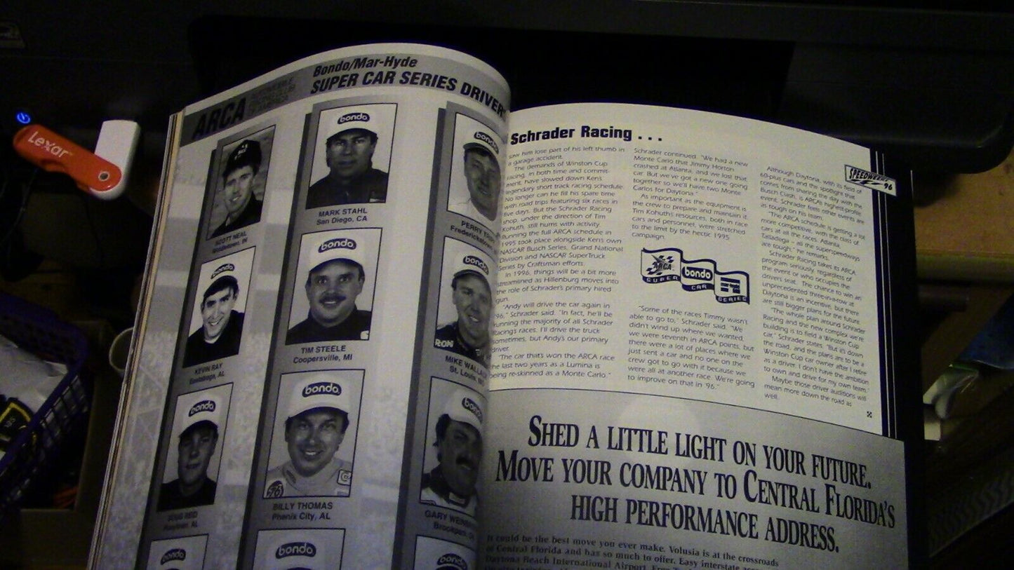 38th Daytona 500 1996 Program and Collectable Patch