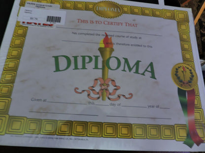 Diploma Certificate NEW PACK OF 25
