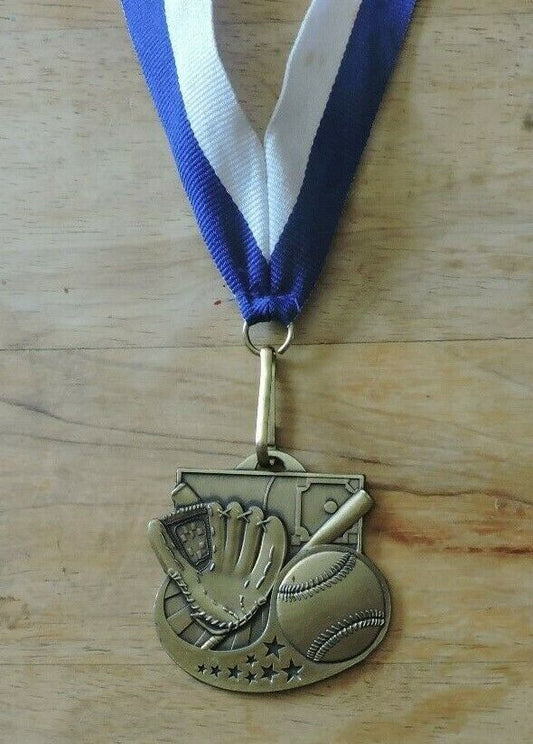 Generic Baseball Medal And Ribbon Ready To Wear