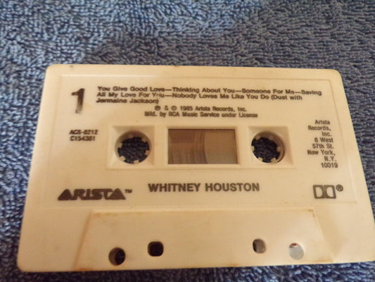 Whitney Houston Album Cassette Tape (RCA Records) 1985