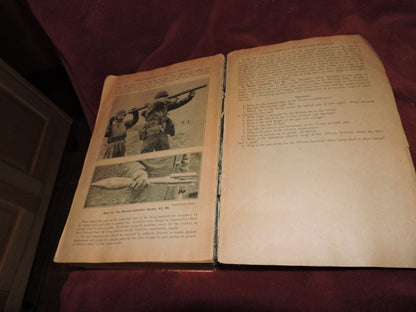 VINTAGE 1944 JUNIOR ROTC MANUAL WITH BONUS NEWS LETTERS FROM 1944