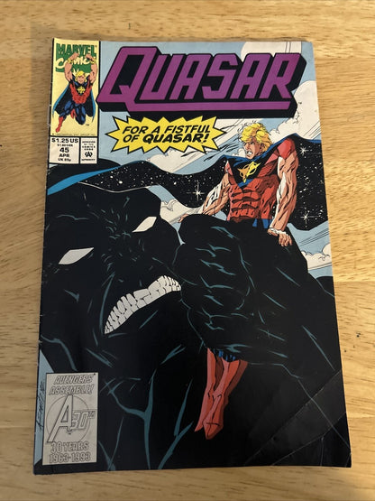 Quasar For A Fistful of Quasar Marvel Comic, Issue 45