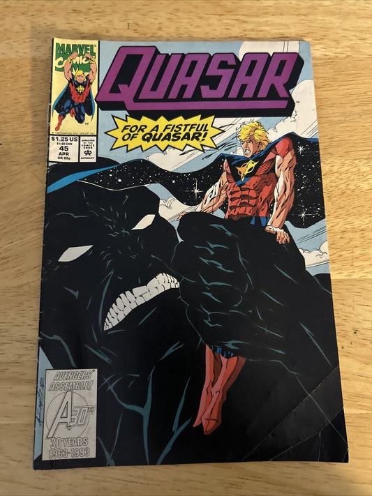 Quasar For A Fistful of Quasar Marvel Comic, Issue 45