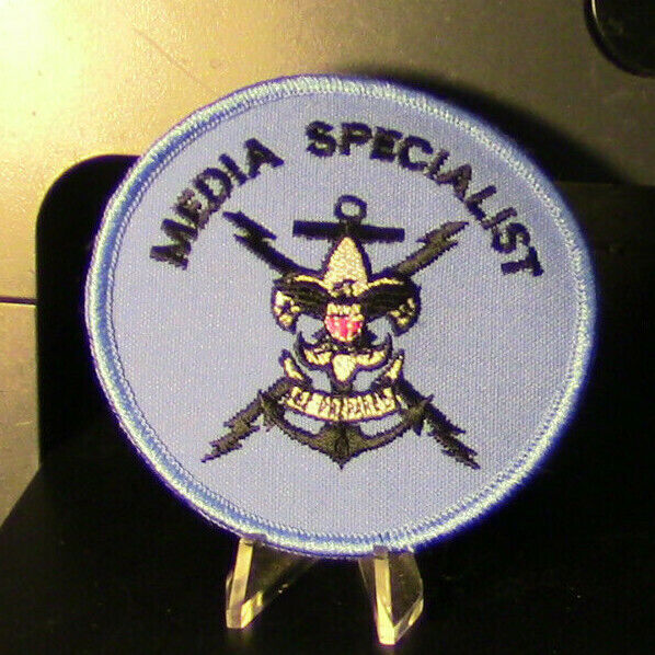 BSA: Sea Scout "Media Specialist" Position Patch (Brand New/Never issued)
