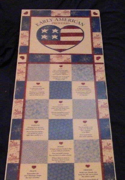 Portal Publications Presents: Early American Proverbs Poster 11 3/4" X 36" (NIB