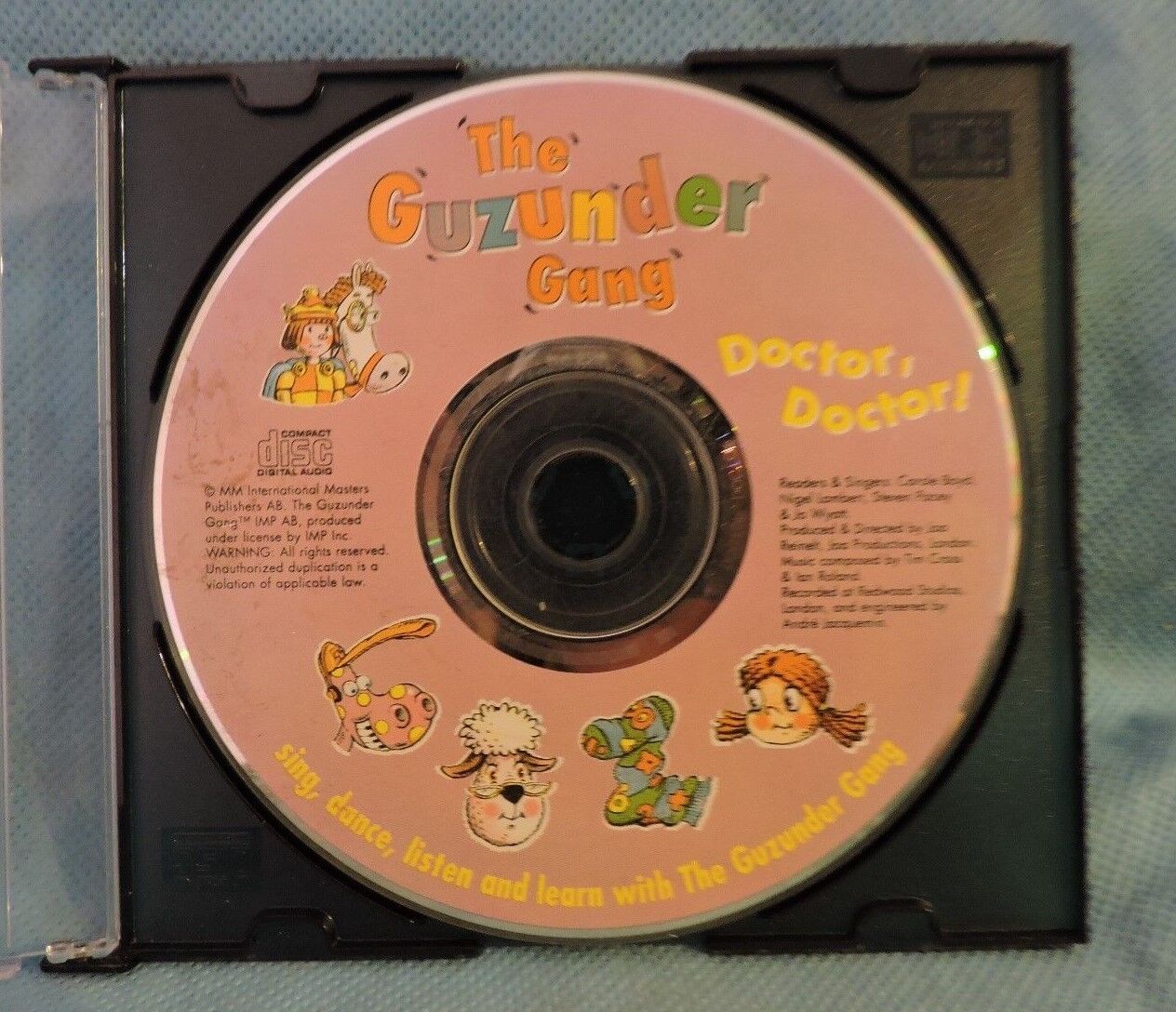 THE GUZUNDER GANG CHILDREN'S MUSIC CD - RECORDED REDWOOD STUDIOS, LONDON