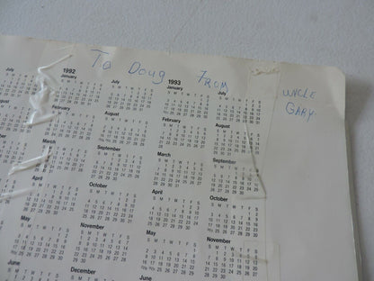 1991 John Deere Calendar, Barton County Implement Co.  Lamar, MO