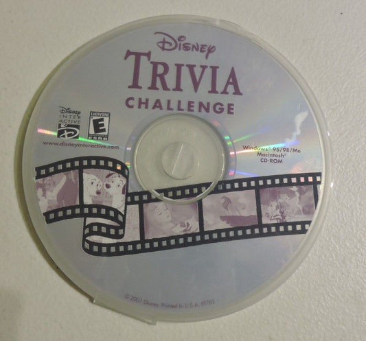 DISNEY TRIVIA CHALLENGE CD Rom - 2001