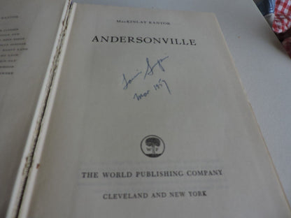 Andersonville by MacKinlay Kantor, 1955 Edition