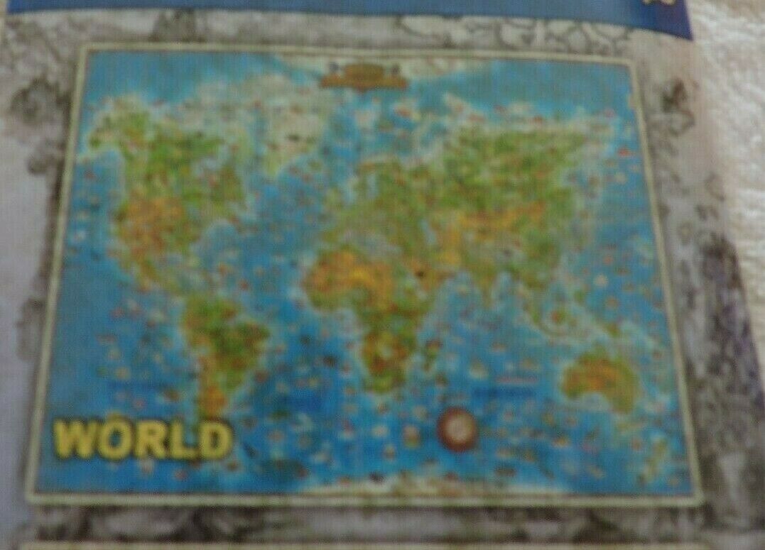 Hema 3 EDUCATIONAL  Map Set   WORLD MAP, UNITED STATES MAP, SOLAR SYSTEM MAP