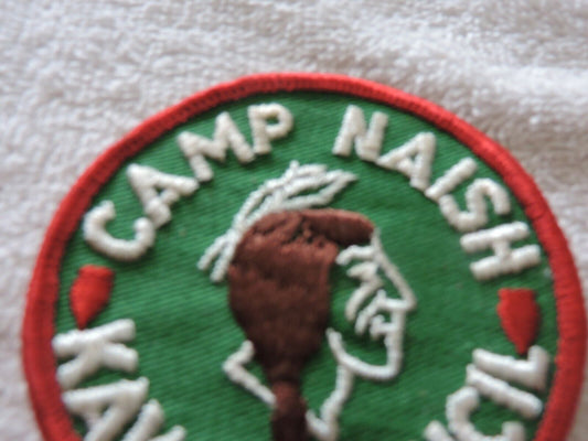 Camp Naish KAW Council Patch  3 INCH ROUND