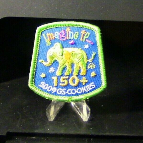 Official Girl Scouts: Imagine If, 2009 GS Cookies 150+ Club Patch