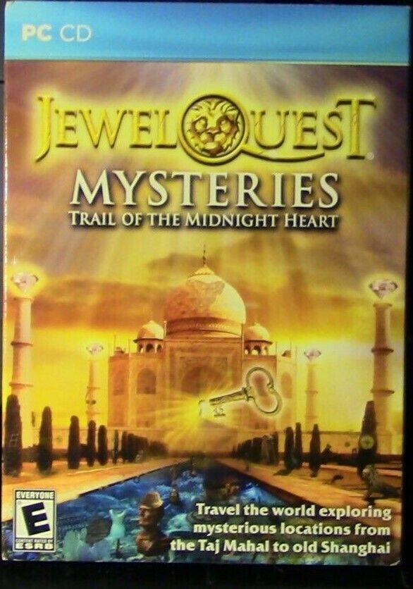 PC CD-ROM-Game: Jewel Quest Mysteries (Trail of the Midnight Heart)