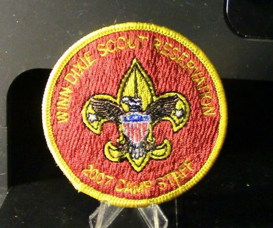 Official BSA:  Winn-Dixie Scout Reservation 2007 Camp Staff Patch