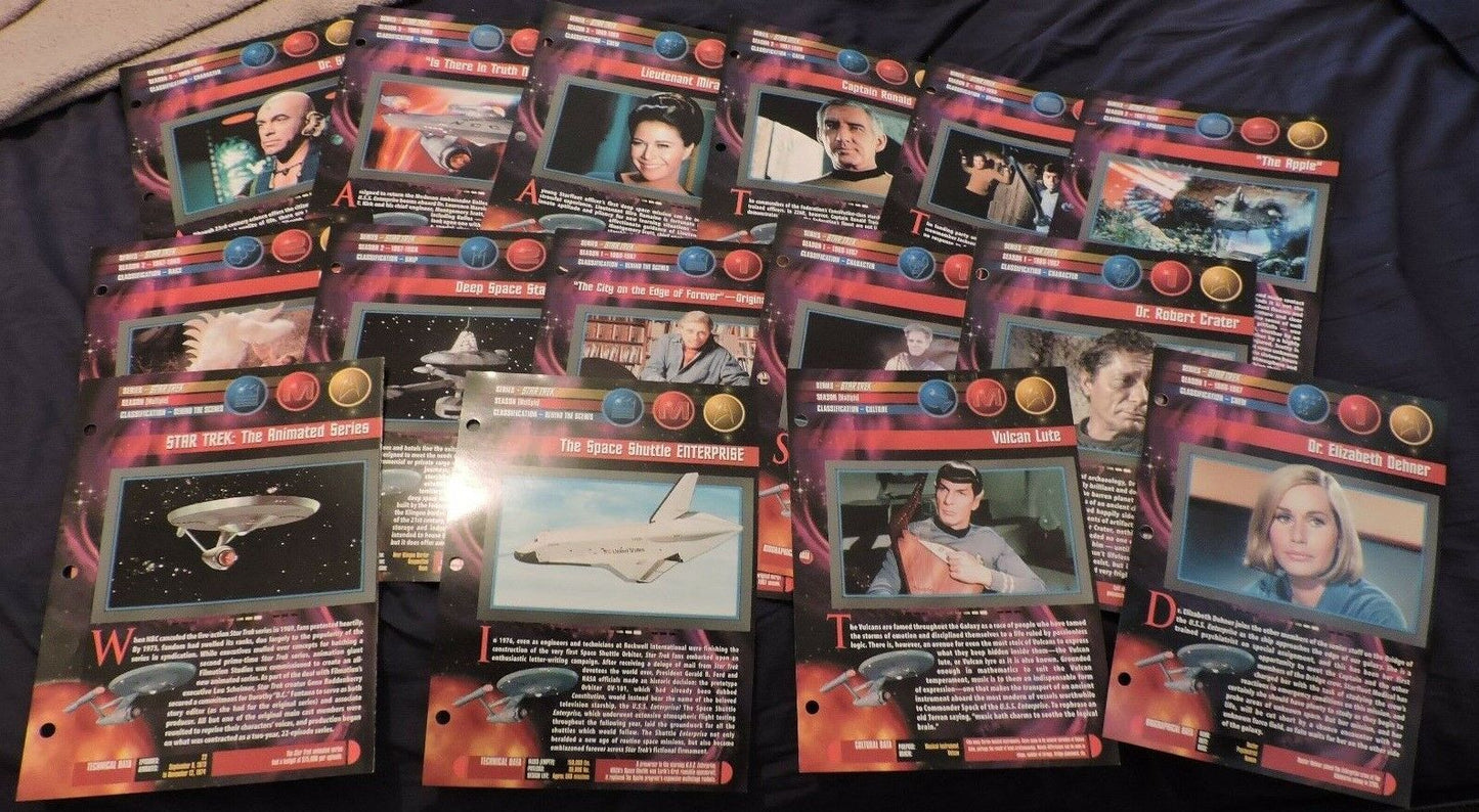 Original Star Trek Series Movie Promotion Cards (cards from season 1,2 & 3)