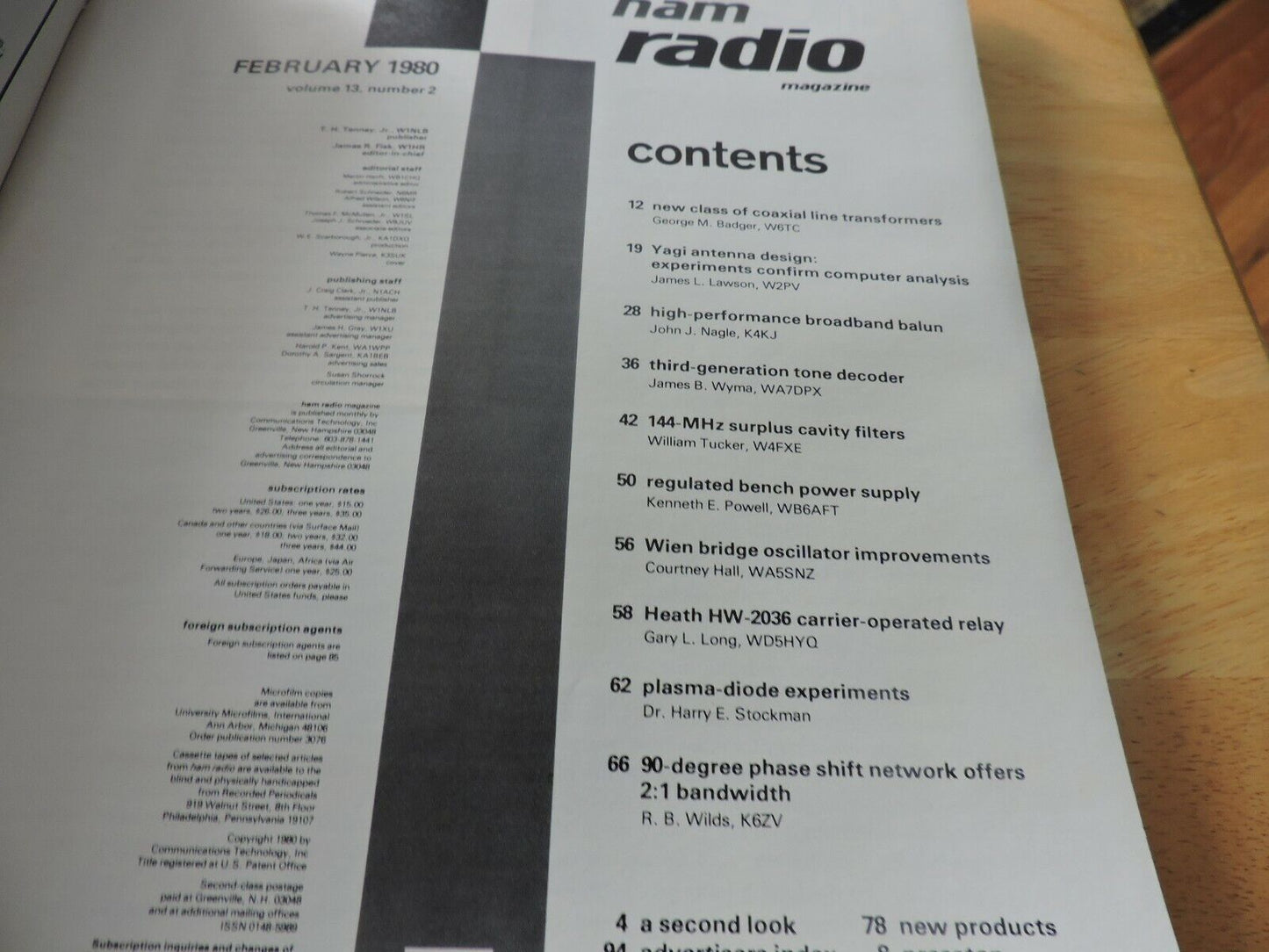 HAM RADIO MAGAZINE FEBRUARY 1980