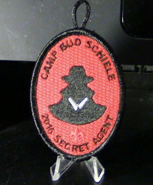 BSA: Camp Bud Schiele, North Carolina 2016 Secret Agent Patch