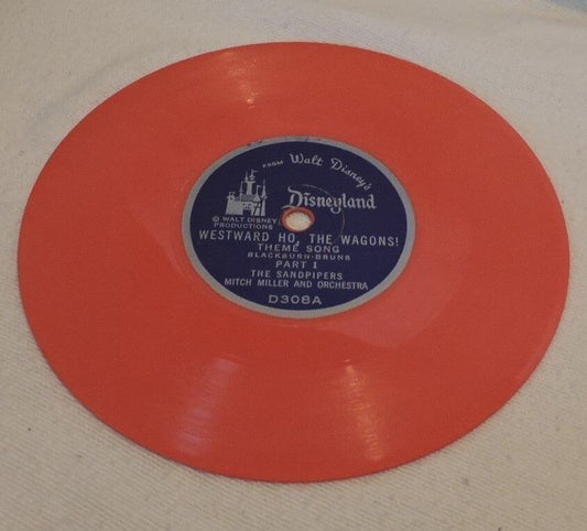 Walt Disney's Disneyland Westward Ho, The Wagons! The Sandpipers Record 78 RPM