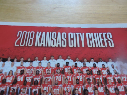 2018 KANSAS CITY CHIEFS 12X8 INCHES PICTURE