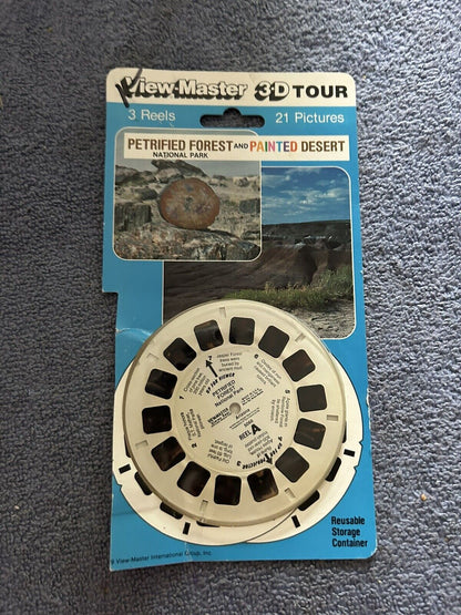 VIEW MASTER 3D REELS: PETRIFIED FOREST AND PAINTED DESERT NEW