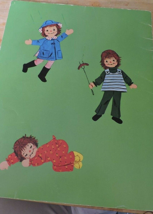 RAGGEDY ANN  PAPER DOLL SET: Vintage 1985
