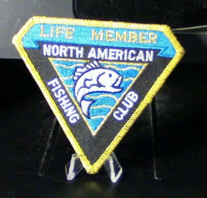 North American Fishing Club:   3 1/2" Life Member Patch