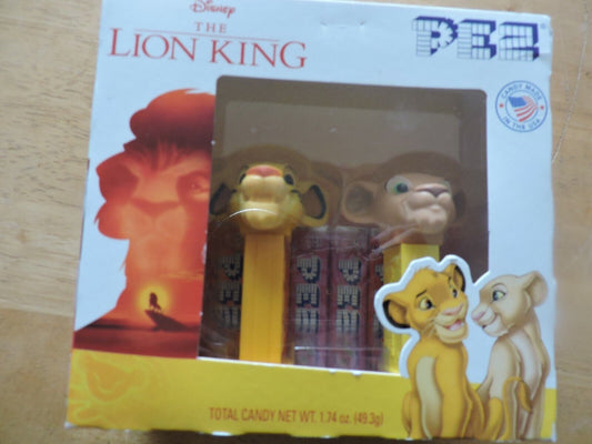 DISNEY THE LION KING PEZ CONTIANERS  NIB