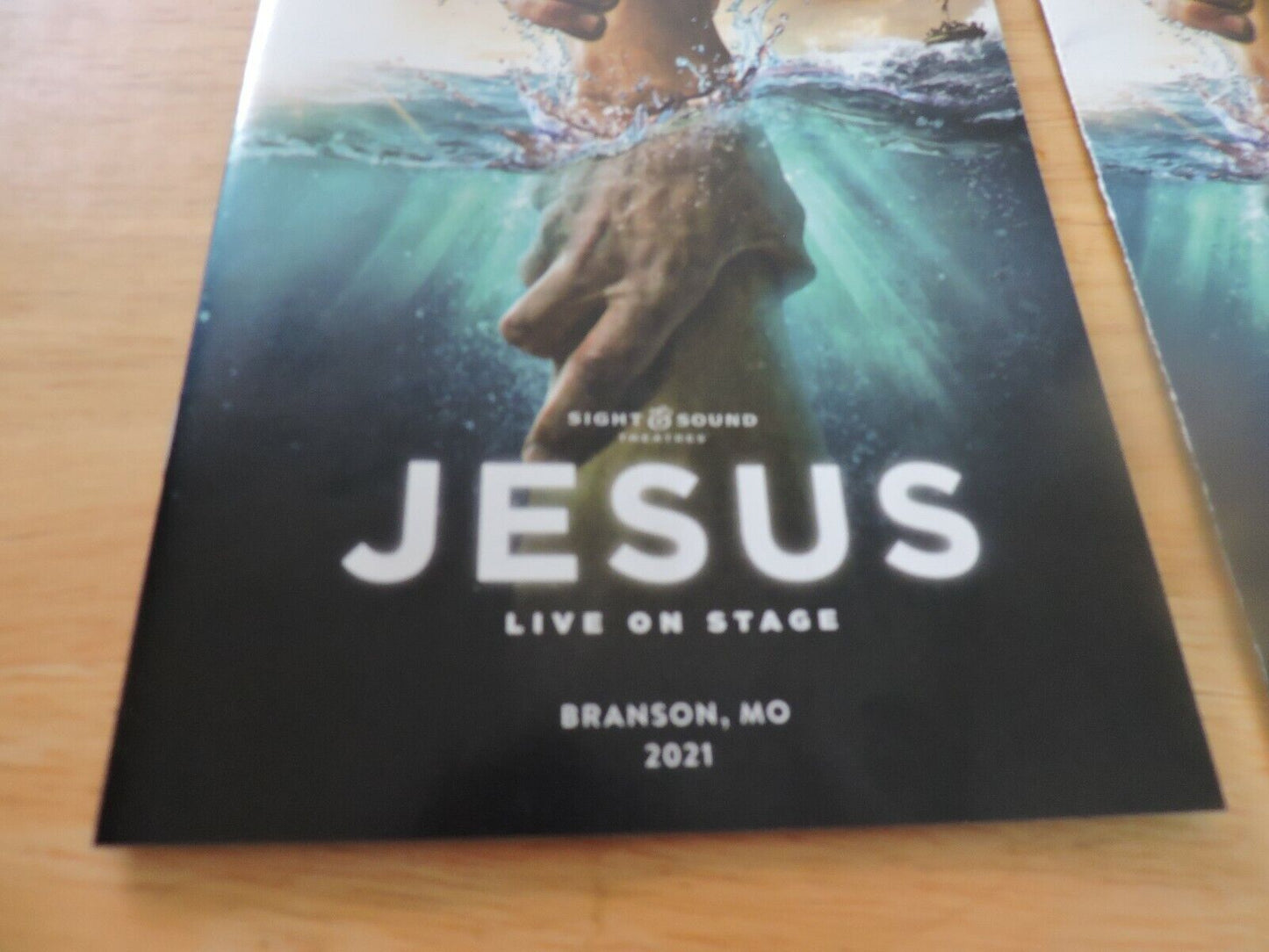 JESUS--LIVE ON STAGE, BRANSON, MO  PLAYBILL AND PAMPHLET
