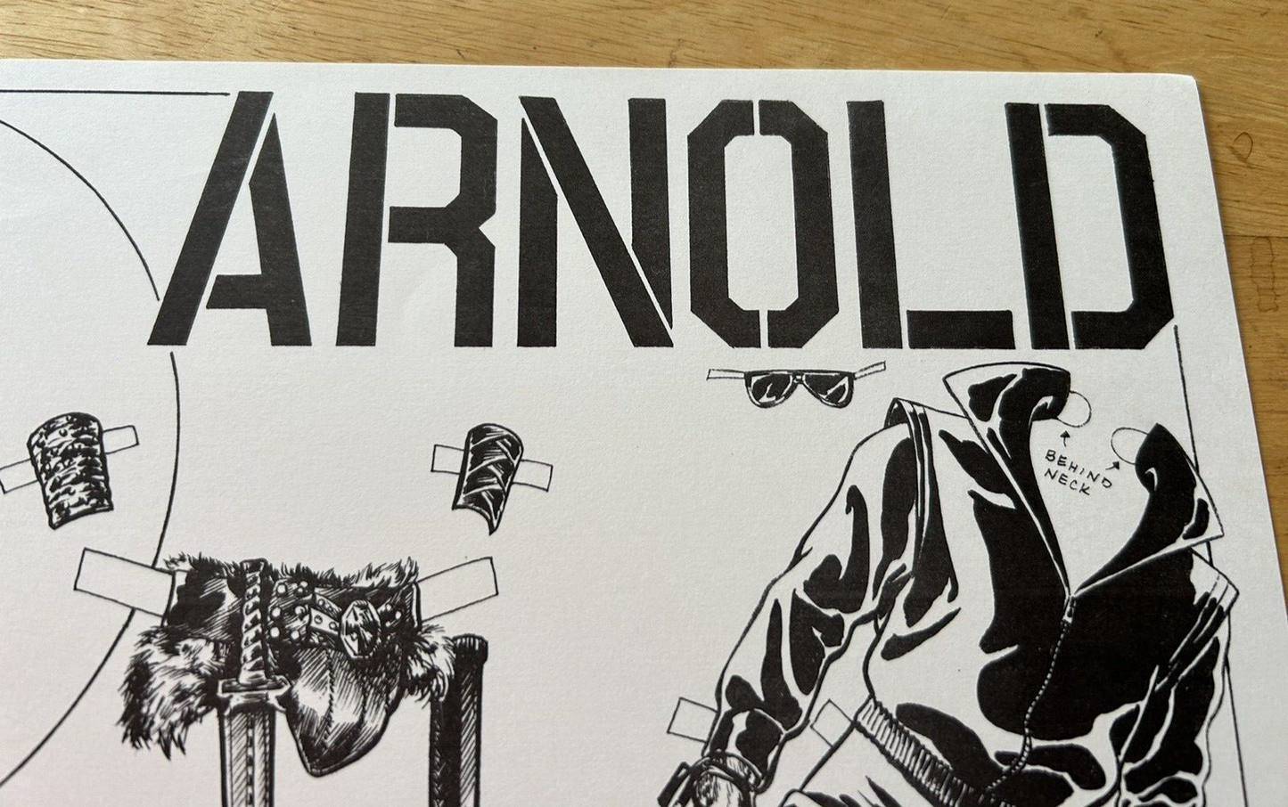 ARNOLD; CONAN, TERMINATOR, BY BARB RAUSCH 1987--RARE FIND