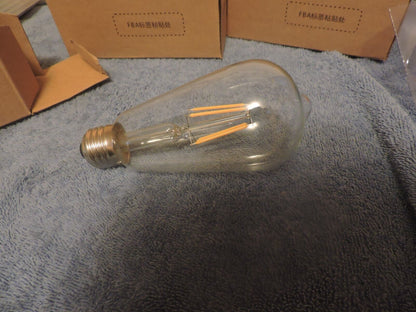 Set of 4 Haodude LED Lightbulbs (ST64, 4 w)