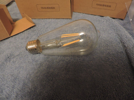 Set of 4 Haodude LED Lightbulbs (ST64, 4 w)