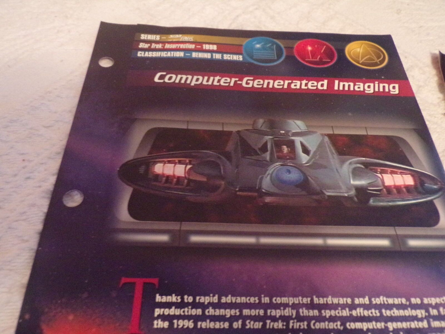 Star Trek The Next Generation Movie Cards: Various Cards from Multiple Seasons