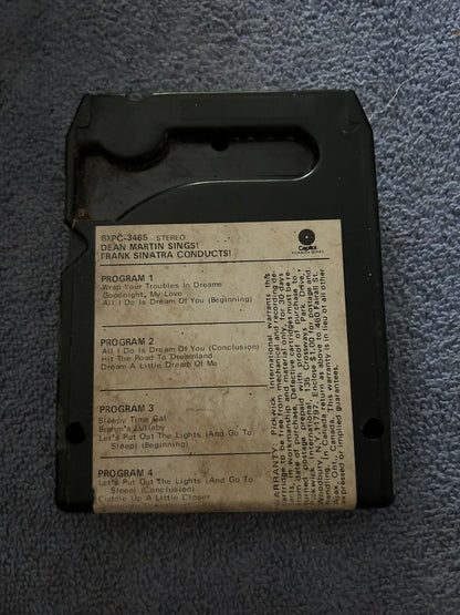 8 TRACK TAPE:  CAPITOL PICKWICK: DEAN MARTIN SINGS FRANK SINATRA CONDUCTS