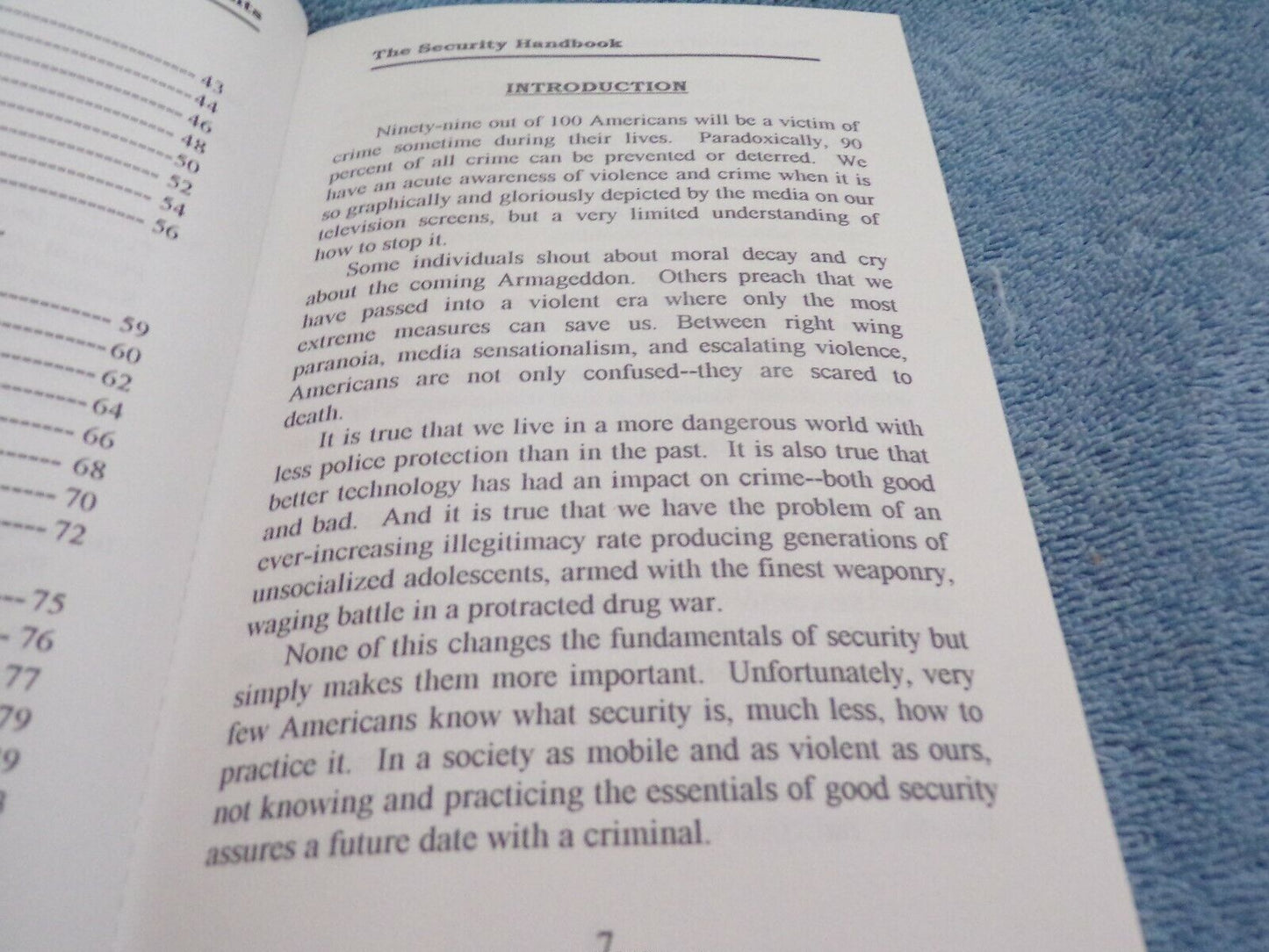 The Security Handbook by Alan. W. Foust (For Personal Security)