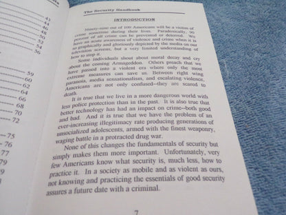 The Security Handbook by Alan. W. Foust (For Personal Security)