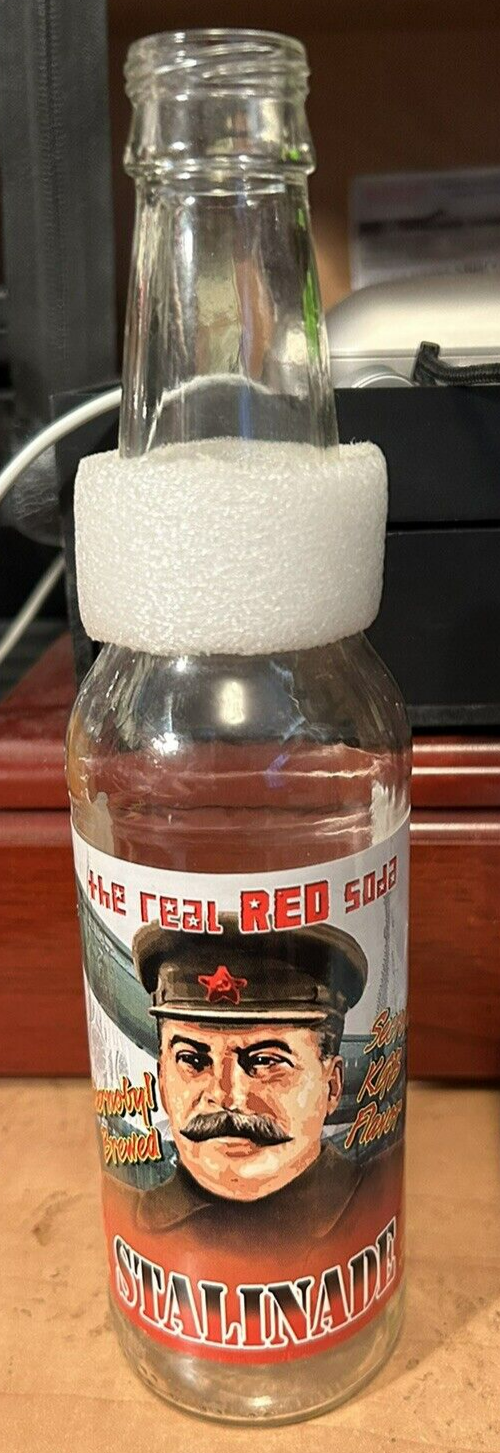STALINADE "THE REAL RED SODA" EMPTY BOTTLE