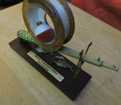 THERE'S ALWAYS TIME FOR FISHIN'--9X2.5X6 INCHES  KNIC KNAC