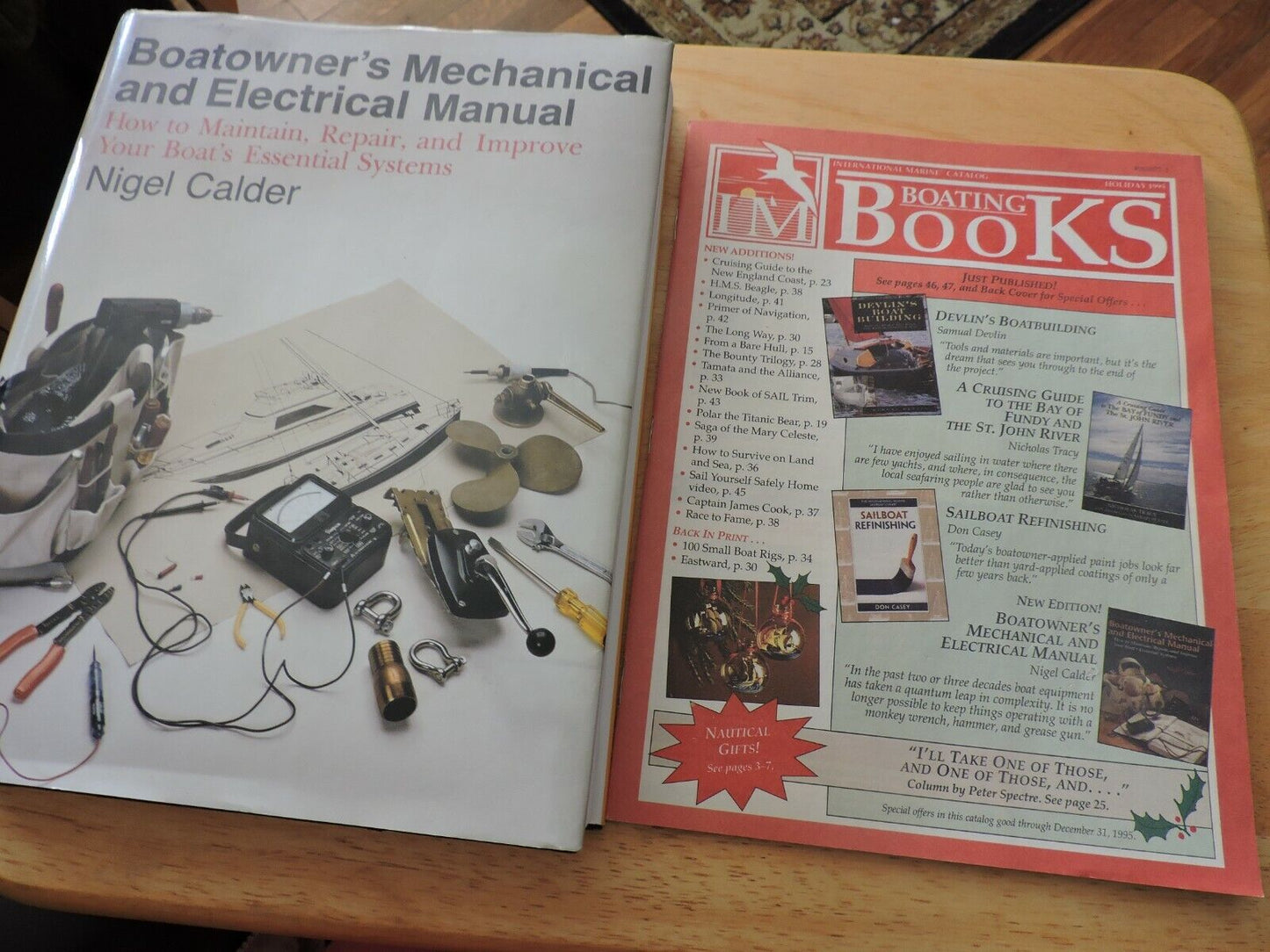 BOATOWNER'S MECHANICAL AND ELECTRICAL MANUAL--NIGEL CALDER--1990